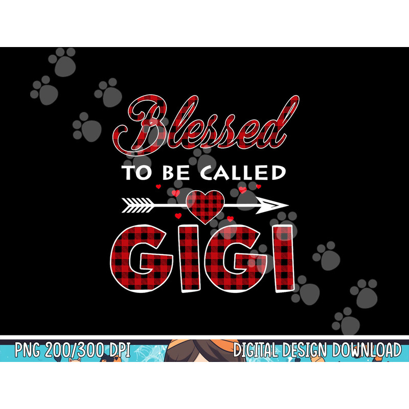 Blessed To Be Called Gigi-Buffalo Plaid Grandma Christmas png, sublimation copy.jpg