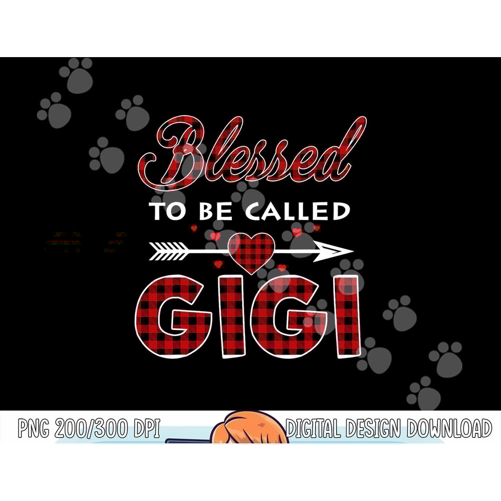 Blessed To Be Called Gigi-Buffalo Plaid Grandma Christmas png, sublimation copy.jpg
