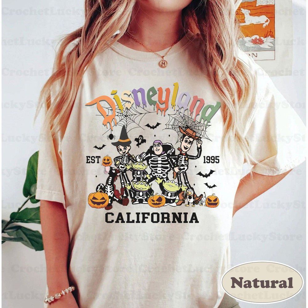 Disney Toy Story Halloween Shirt, You've Got A Friend In Me, Halloween Gift, Spooky Season, Halloween Matching Shirt, Toy Story Skeleton Tee - 1.jpg