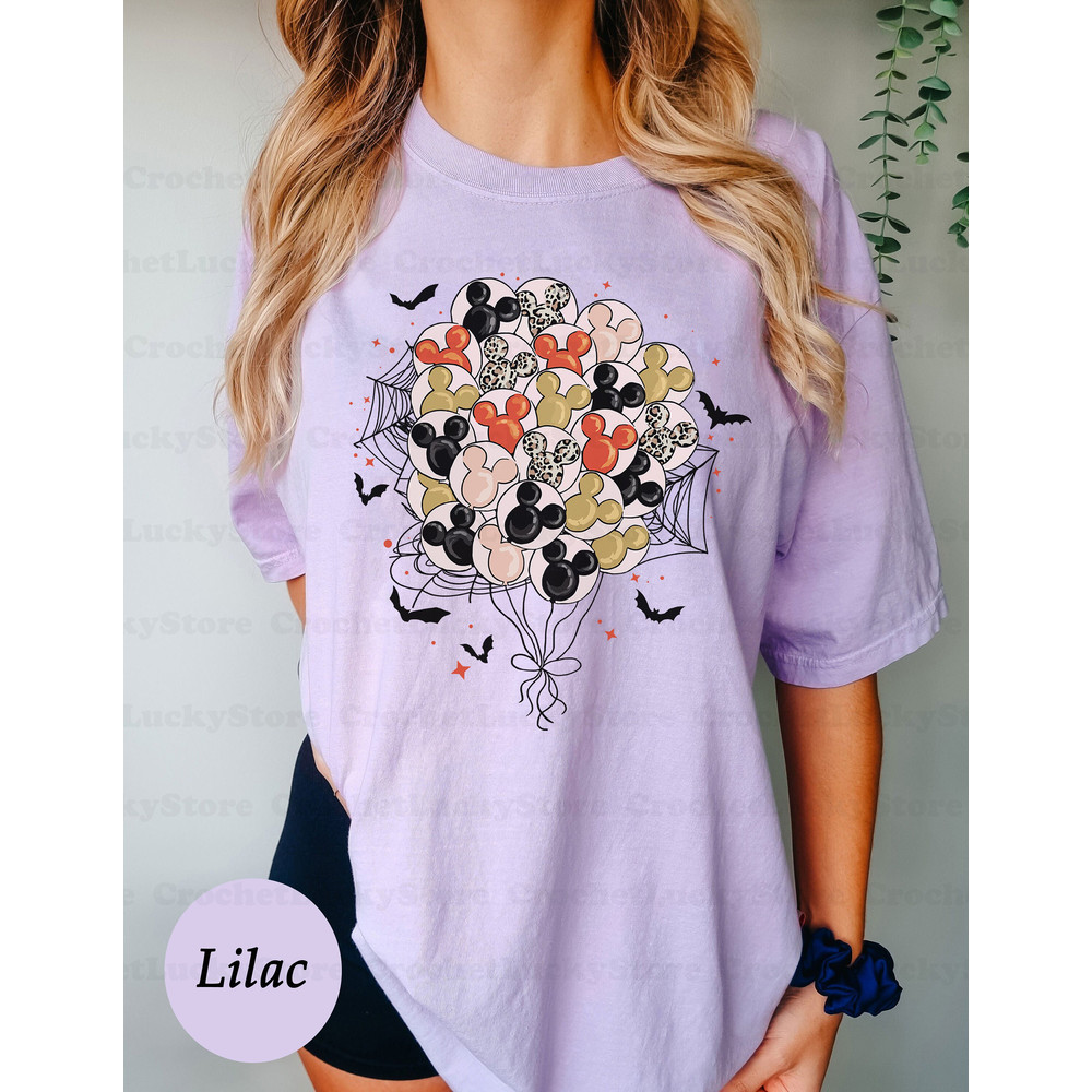 Disney Vintage Balloons Halloween Shirt, Mickey Not So Scary, Disney Trip Shirt, Disney Family Matching Halloween Shirt, Trick Or Treat - 3.jpg