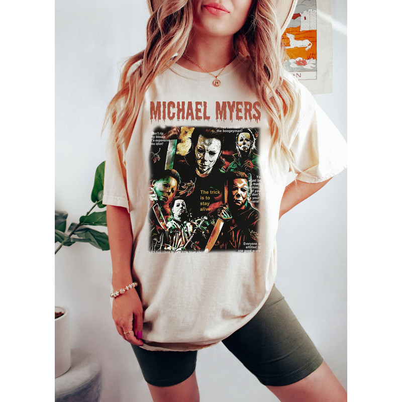 Michael Myers Vintage Shirt, Friday the 13th Horror, Halloween Horror Movie Sweatshirt, Hoodie, Michael Myers Homage, Jason Voorhees Shirt - 5.jpg