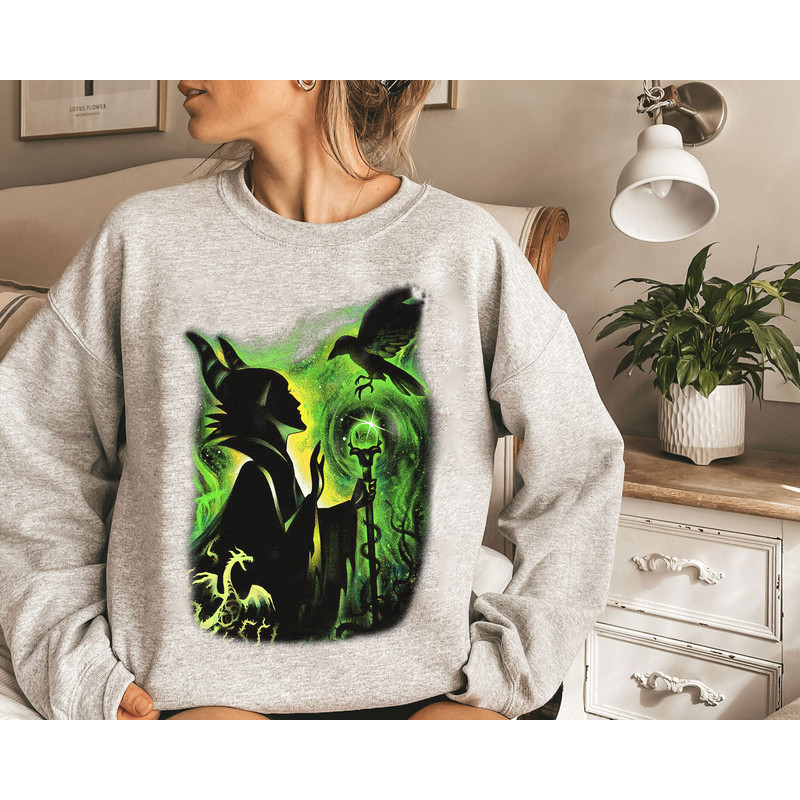 Retro Maleficent Shirt, Sleeping Beauty Shirt, Disney Halloween Shirt, Disneyland Trip Shirt, Disney Villain Shirt, Halloween Party Shirt - 3.jpg