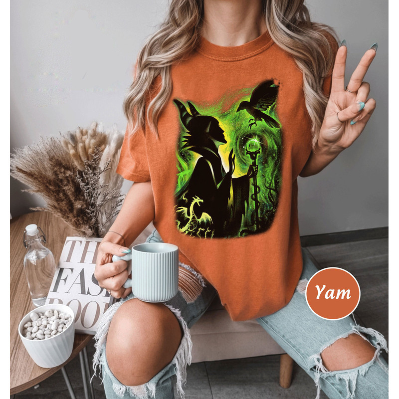 Retro Maleficent Shirt, Sleeping Beauty Shirt, Disney Halloween Shirt, Disneyland Trip Shirt, Disney Villain Shirt, Halloween Party Shirt - 4.jpg