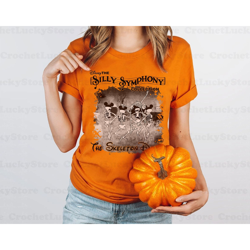 Silly Symphony Dancing Skeleton Shirt, Halloween Gift, Vintage Halloween Shirt, Disney Snacks, Spooky Season, Disney Retro Hoodie,Sweatshirt - 1.jpg