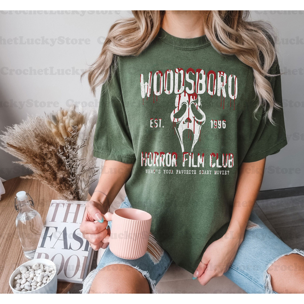 Scream Vintage Halloween Shirt, Halloween Tee, Woodsboro Horror Club Shirt, Halloween Party, Scream-Ghost, Ghostface Shirt, Horror Movie Tee - 3.jpg