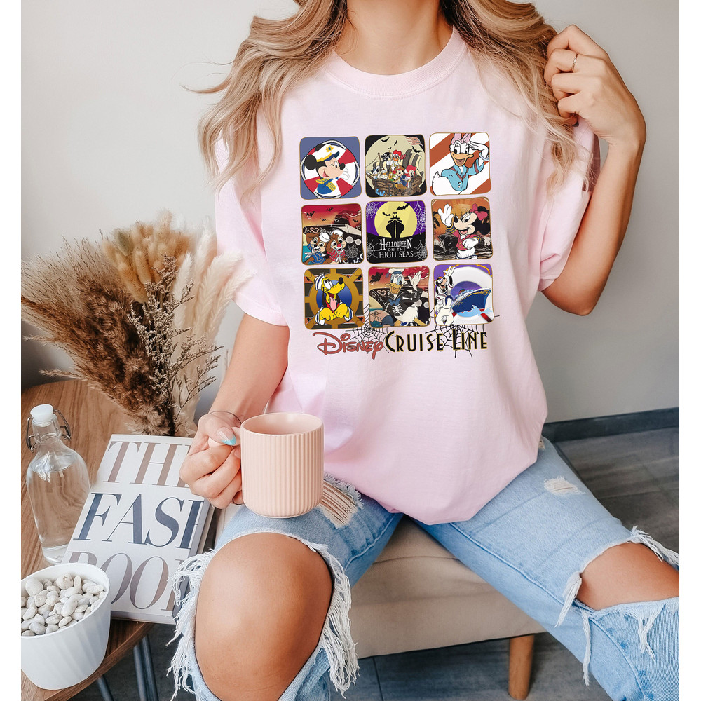 Vintage Disney Cruise Line Halloween On The High Seas Shirt, Mickey's Not So Scary Shirt, Disney Matching Shirt, Disney Pirates Shirt - 4.jpg