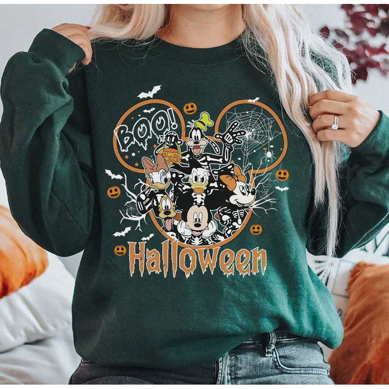 Vintage Disney Halloween Shirt, Mickey's Not So Scary Shirt, Halloween Party Matching Tee, Disney Family Shirt, Mickey And Friends Shirt - 5.jpg