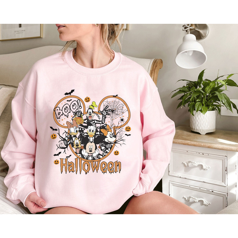 Vintage Disney Halloween Shirt, Mickey's Not So Scary Shirt, Halloween Party Matching Tee, Disney Family Shirt, Mickey And Friends Shirt - 6.jpg