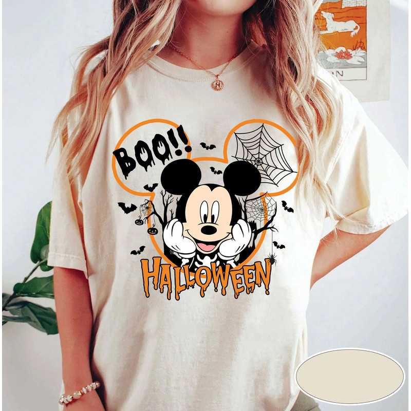 Vintage Disney Mickey and Friends Halloween Shirt, Halloween Matching Shirts, Custom Disney Halloween Shirt Retro, WDW Magic Kingdom Shirt - 3.jpg