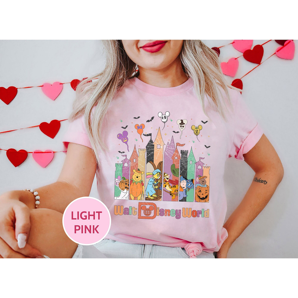 Vintage Disney Pooh And Friends Halloween Shirt, Disney Halloween Matching, Pooh And Friends Halloween, Disney Castle Halloween Shirt - 4.jpg