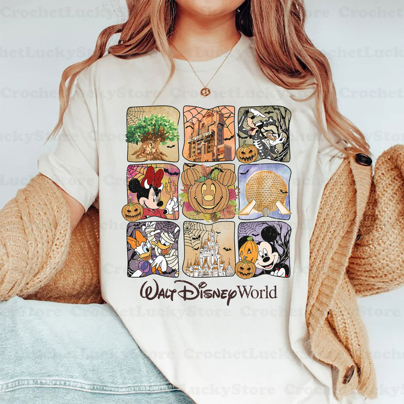 Vintage Disney World Halloween Shirt, Mickey And Friends Halloween Shirt, Disney Family Matching Shirt, Walt Disney World Halloween Shirt - 1.jpg