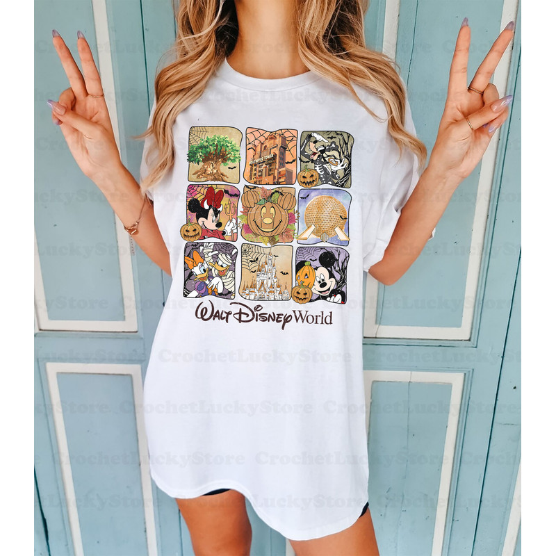 Vintage Disney World Halloween Shirt, Mickey And Friends Halloween Shirt, Disney Family Matching Shirt, Walt Disney World Halloween Shirt - 4.jpg