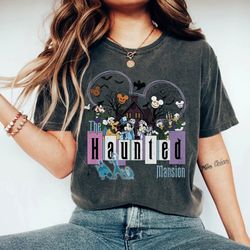vintage haunted mansion halloween shirt,  halloween party matching, wdw spooky season, trick or treat, mickey and friend