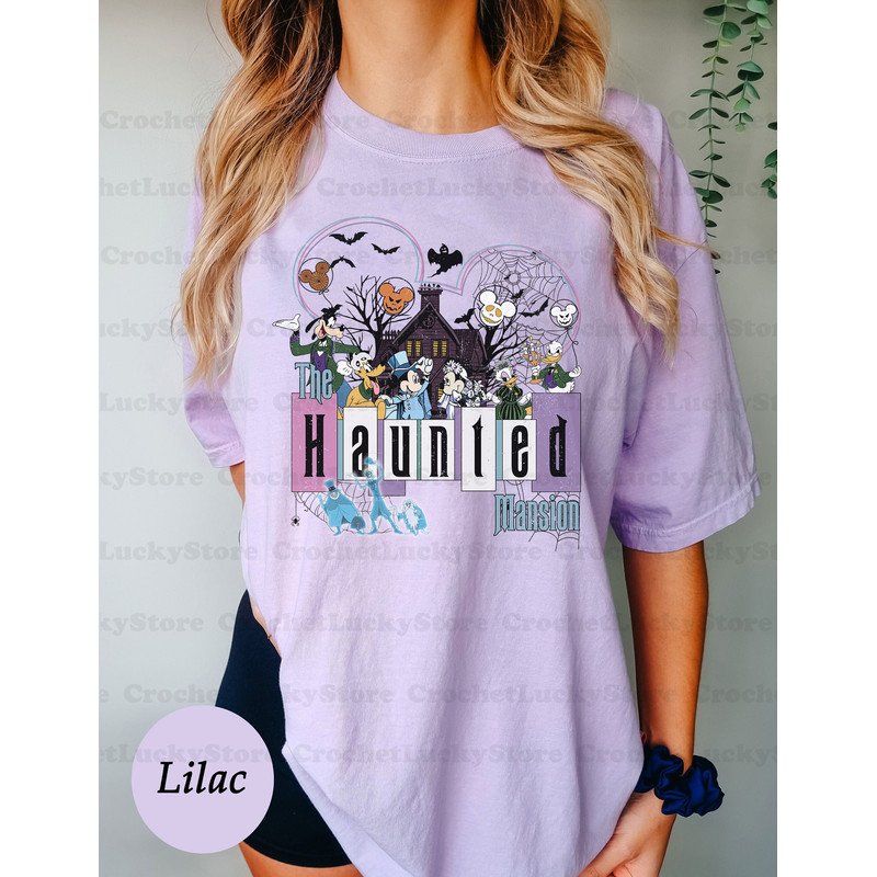 Vintage Haunted Mansion Halloween Shirt, Halloween Party Matching, WDW Spooky Season, Trick or Treat, Mickey and Friends Halloween Shirt - 3.jpg