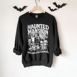 vintage the haunted mansion shirt, haunted disneyland halloween tee, retro haunted mansion shirt, halloween party matchi