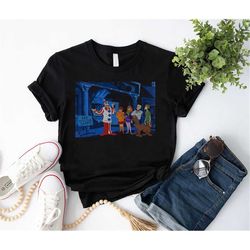 scooby doo meets captain spaulding t-shirt, scooby doo shirt cartoon funny, scoobydo shirt fan gifts, cartoon network sh