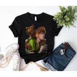 funny scooby-doo and shaggy rogers t-shirt, scooby doo shirt cartoon funny, scooby doo shirt fan gifts, shaggy rogers sh