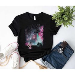 courage the cowardly dog flying saucer courage attack t-shirt, courage the cowardly dog shirt gift fan, cartoon network