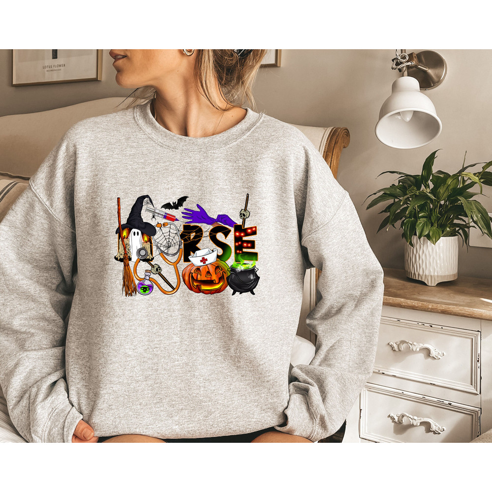 Halloween Nurse shirt,Halloween Nursing Shirt, Nurse Fall Shirt, Nurse Halloween, Nursing Tee, Halloween Shirt, Halloween Shirt - 2.jpg