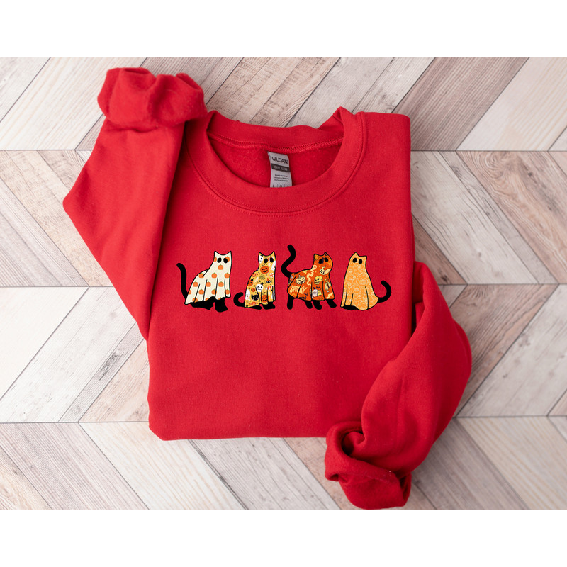 Halloween shirt, Cat shirt, Ghost Shirt, Halloween shirt, Halloween Cat Shirt, Cat Lover Shirt, Black Cat Shirt, Spooky Season - 2.jpg