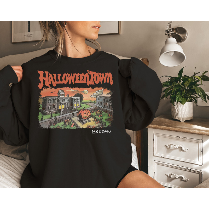 HalloweenTown 1998 Shirt,Disney Halloween Shirt,2022 Halloween Party Shirt,Halloween Town Fall Tshirt,Fall Pumpkin Sweatshirts,Halloweentown - 3.jpg