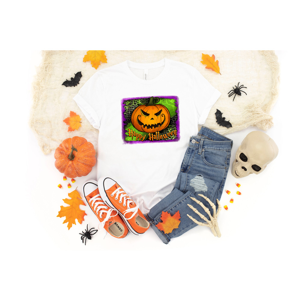 Happy Halloween Pumpkin Shirt, Halloween Shirt, Happy Halloween T-Shirt, Funny Halloween Tee, Women Halloween Shirt, Halloween Gift, - 2.jpg