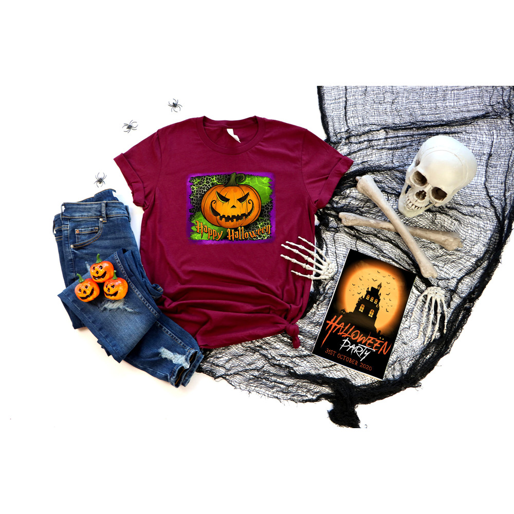 Happy Halloween Pumpkin Shirt, Halloween Shirt, Happy Halloween T-Shirt, Funny Halloween Tee, Women Halloween Shirt, Halloween Gift, - 3.jpg