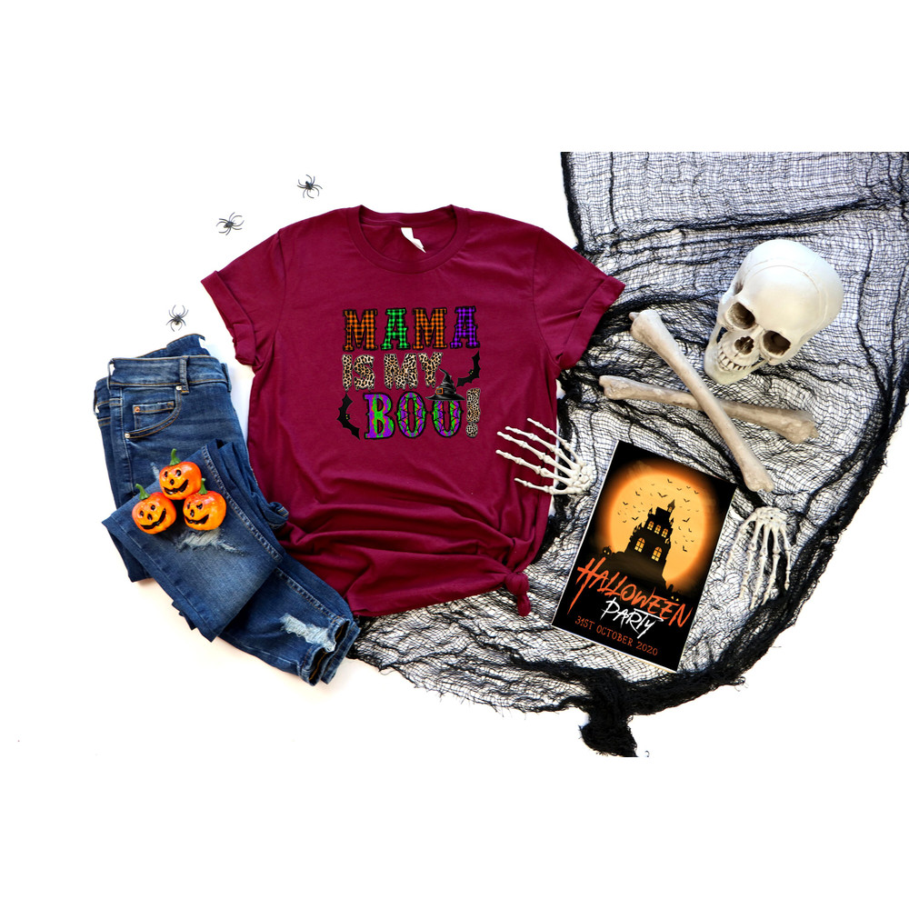 Mama Is My Boo Shirts Ghost Shirts Boo Shirts Halloween Family Shirts Halloween T-shirt For Family Halloween Shirts Mama Shirt - 2.jpg