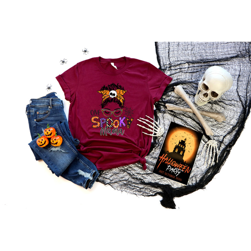 Spooky Mom Shirt,halloween Mom shirt,Halloween Party, Halloween T-shirt,Hocus Pocus Shirt,Halloween Funny Tee,Halloween Dinosaur Shirt - 3.jpg