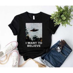the x files i want to believe t-shirt, the x files shirt gift for fan, x files movie shirt, x files vintage shirt, alien
