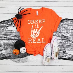 creep it real, funny halloween shirts, witch shirt, hocus pocus shirt, basic witch shirt, happy halloween shirt,hallowee