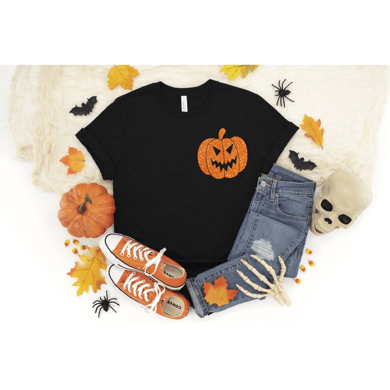 Halloween Party, Halloween T-shirt, Halloween Pumpkin Shirt, Pumpkin Shirt, Orange shirt, Matching Halloween, Halloween Outfits - 3.jpg