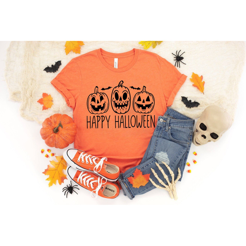 Happy Halloween Shirts, Halloween Party Shirt, Halloween Pumpkin Shirt, Sanderson Sisters Shirts, Halloween Outfits, Hocus Pocus Shirts - 1.jpg