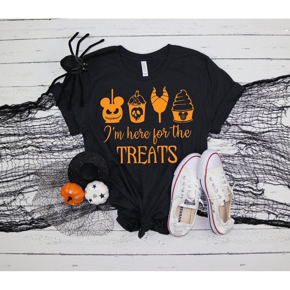 I'm Here For The Treats Halloween Shirts, Funny Halloween Shirts, Witch Shirt, Hocus Pocus Shirt, Basic Witch Shirt, Happy Halloween Shirt - 2.jpg