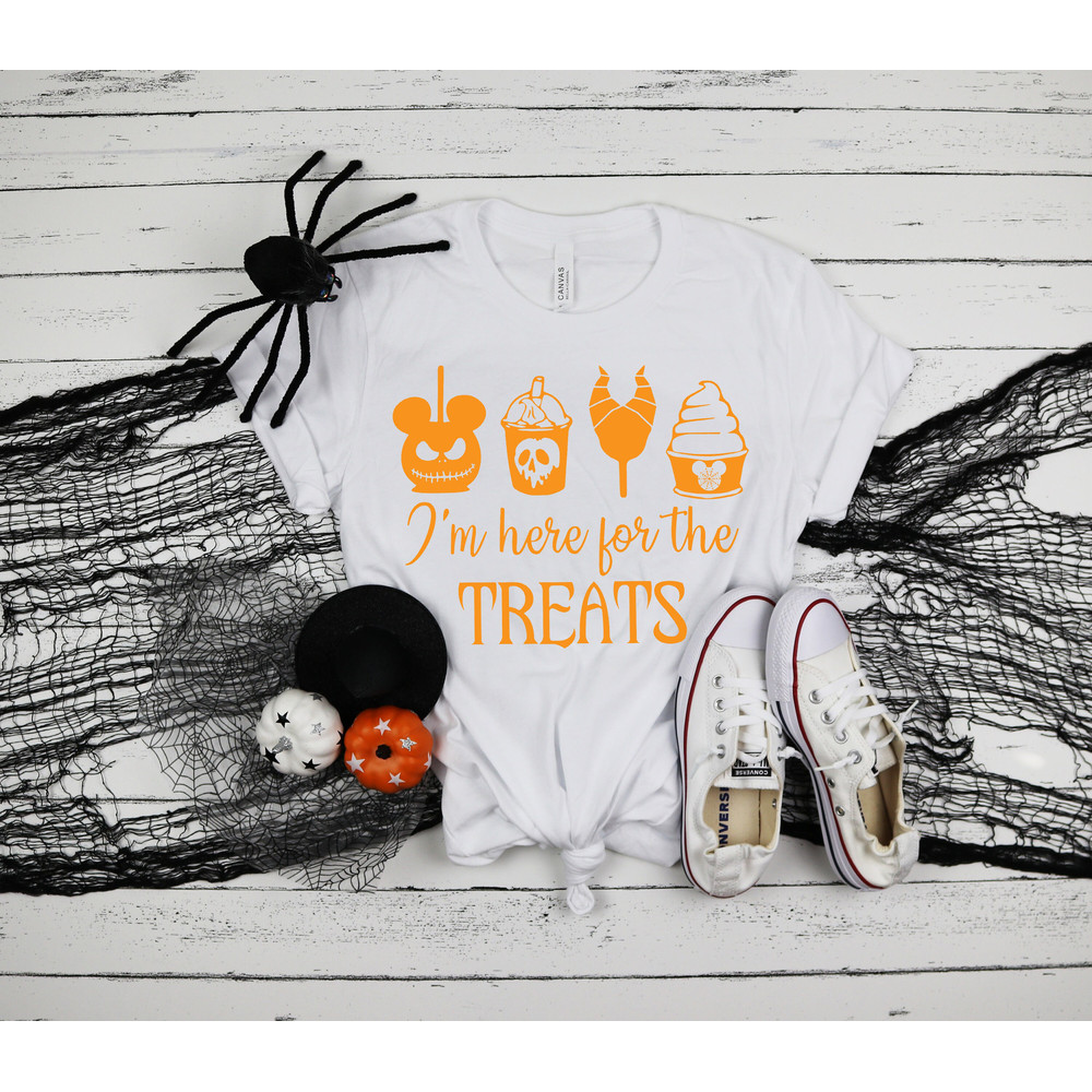 I'm Here For The Treats Halloween Shirts, Funny Halloween Shirts, Witch Shirt, Hocus Pocus Shirt, Basic Witch Shirt, Happy Halloween Shirt - 4.jpg