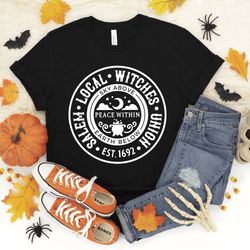 salem local witches union shirts,halloween party,halloween t-shirt,hocus pocus shirt,halloween funny tee,