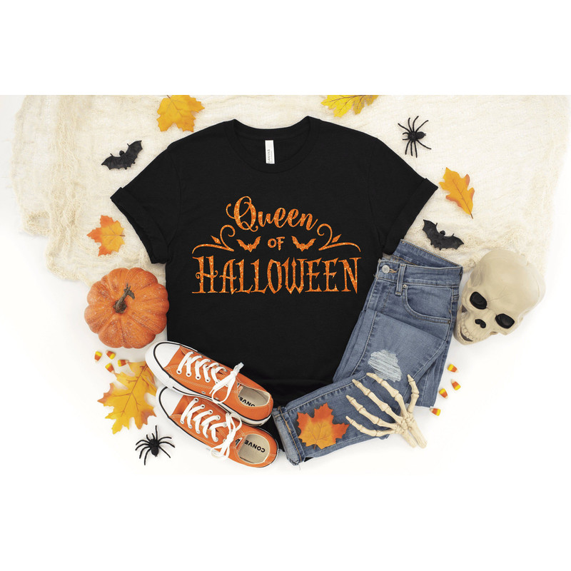 Queen of Halloween Shirt,Halloween Party Shirts,Hocus Pocus Shirts,Sanderson Sisters Shirts,Halloween Outfits,2021 Halloween Funny Shirt - 4.jpg