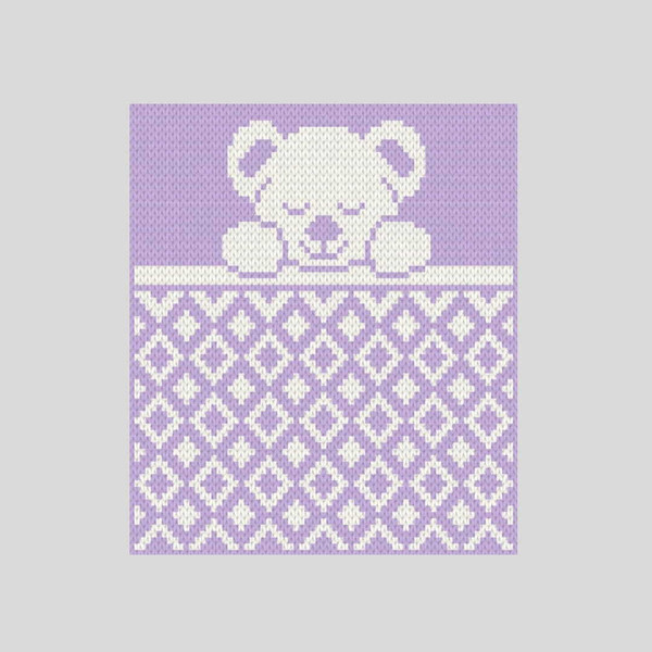 loop-yarn-finger-knitted-sleeping-bear-blanket-5