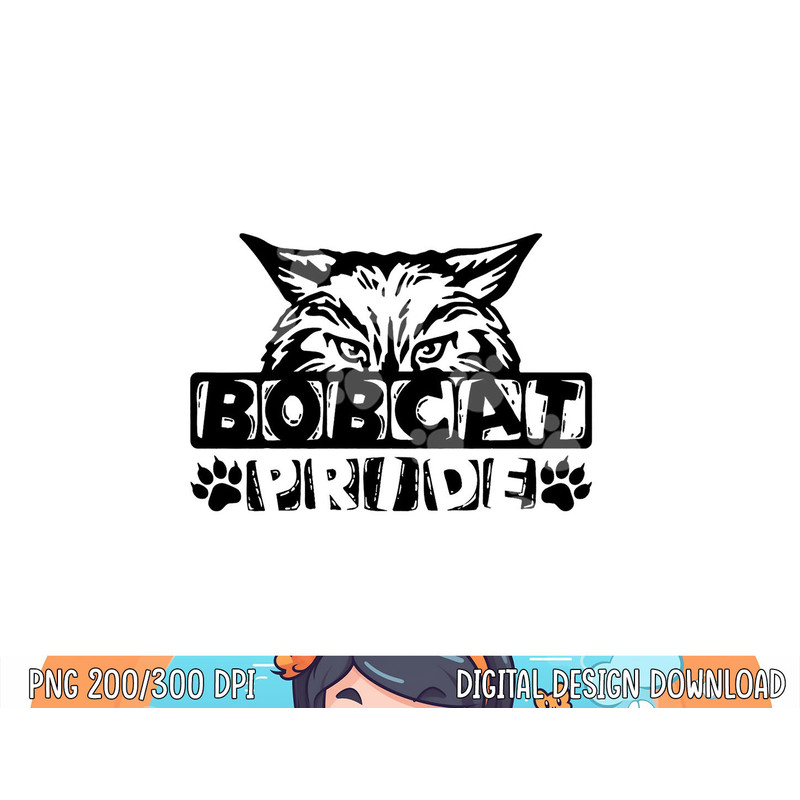 Bobcats School Sports Fan Team Spirit png, sublimation copy.jpg