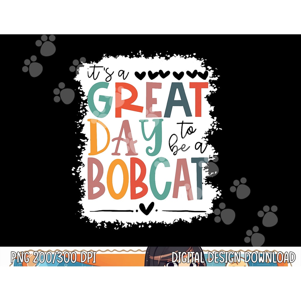 Bobcats School Sports Fan Team Spirit Mascot Gift Bleached png, sublimation copy.jpg