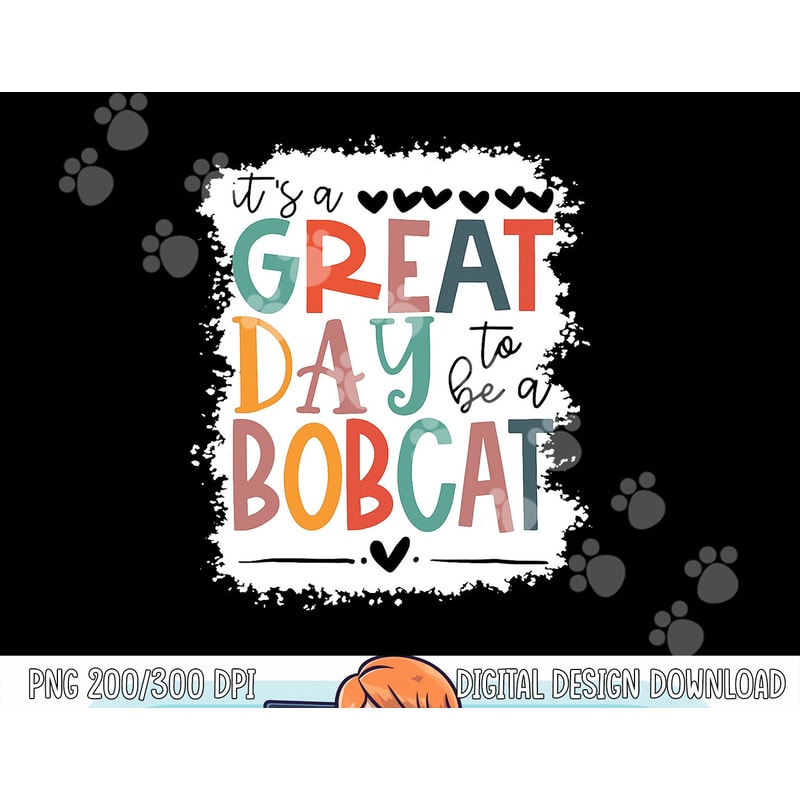 Bobcats School Sports Fan Team Spirit Mascot Gift Bleached png, sublimation copy.jpg