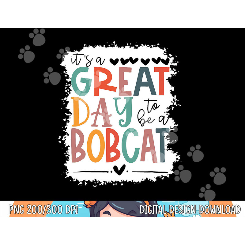 Bobcats School Sports Fan Team Spirit Mascot Gift Bleached png, sublimation copy.jpg