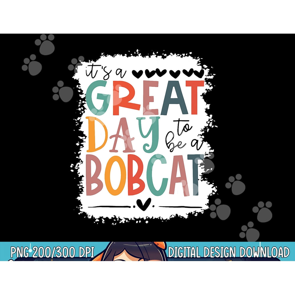 Bobcats School Sports Fan Team Spirit Mascot Gift Bleached png, sublimation copy.jpg