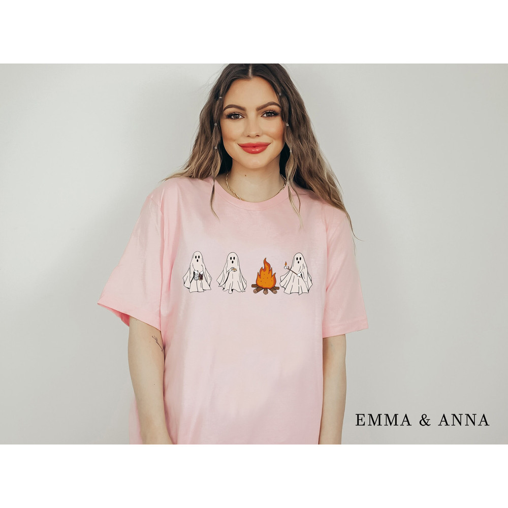 Ghost Shirt, Halloween Shirt, Halloween T-Shirt, Smores Camping Shirt, Fall Shirt for Women, Pumpkin Shirt, Trick or Treat, Spooky Season - 3.jpg
