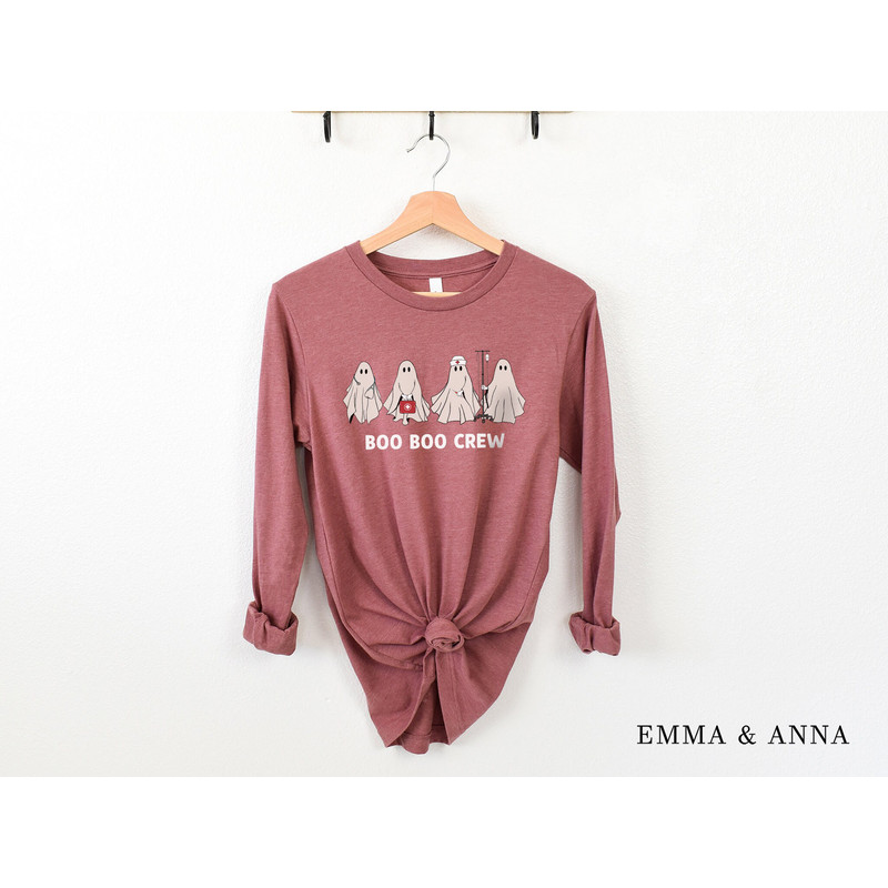 Halloween Shirt, Boo Boo Crew Shirt, Ghost Shirt, Halloween Nurse Shirt, Funny Halloween Shirt, Nurse TShirt, Nursing Gifts, Nursing Student - 4.jpg