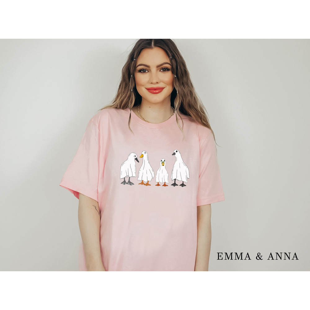 Halloween Shirt, Ghost Ducks, Goose Shirt, Ghost Shirt, Duck Lover Gift, Halloween Animals, Funny Halloween, Fall Shirts, Graphic Shirt - 4.jpg