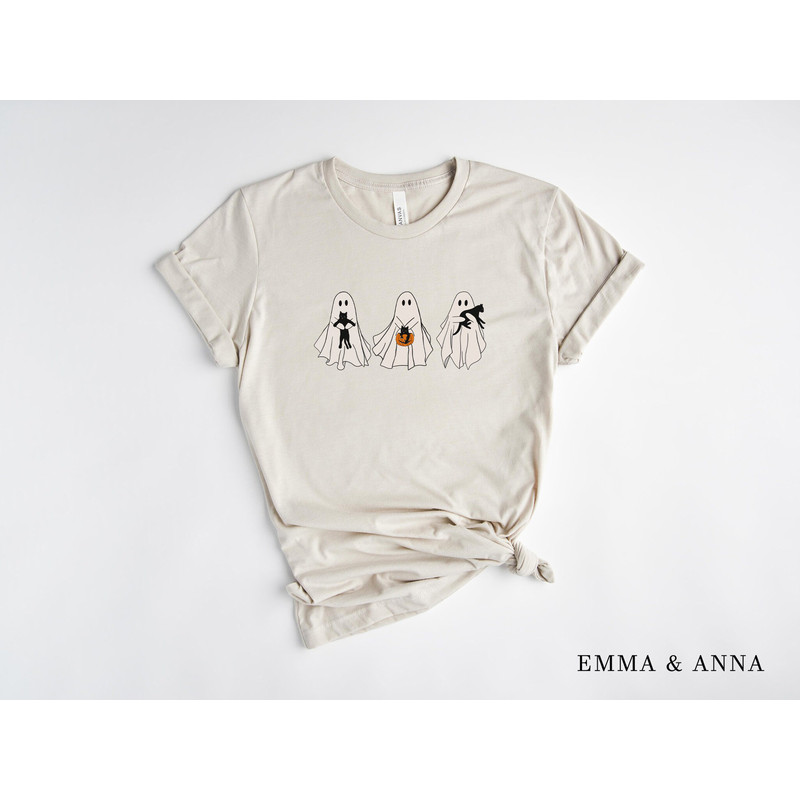 Halloween Shirt, Ghost Shirt, Halloween Tshirt, Black Cat Shirt, Cat Lover Gift, Funny Halloween, Halloween Party, Fall Shirt, Pumpkin Shirt - 4.jpg