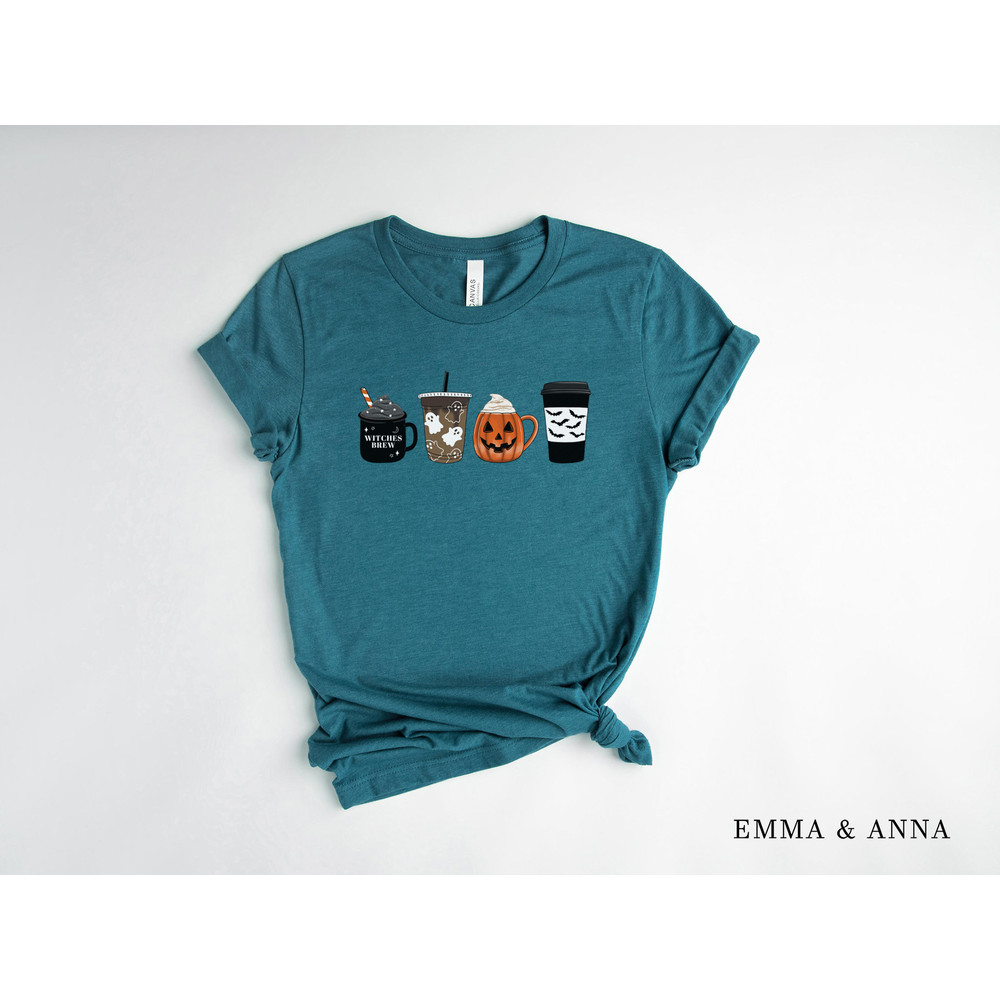 Halloween Shirt, Halloween T-Shirt, Fall Coffee Shirt, Fall Shirts, Halloween Coffee Shirt, Pumpkin Spice Shirt, Jack-o-Lantern Shirt - 6.jpg