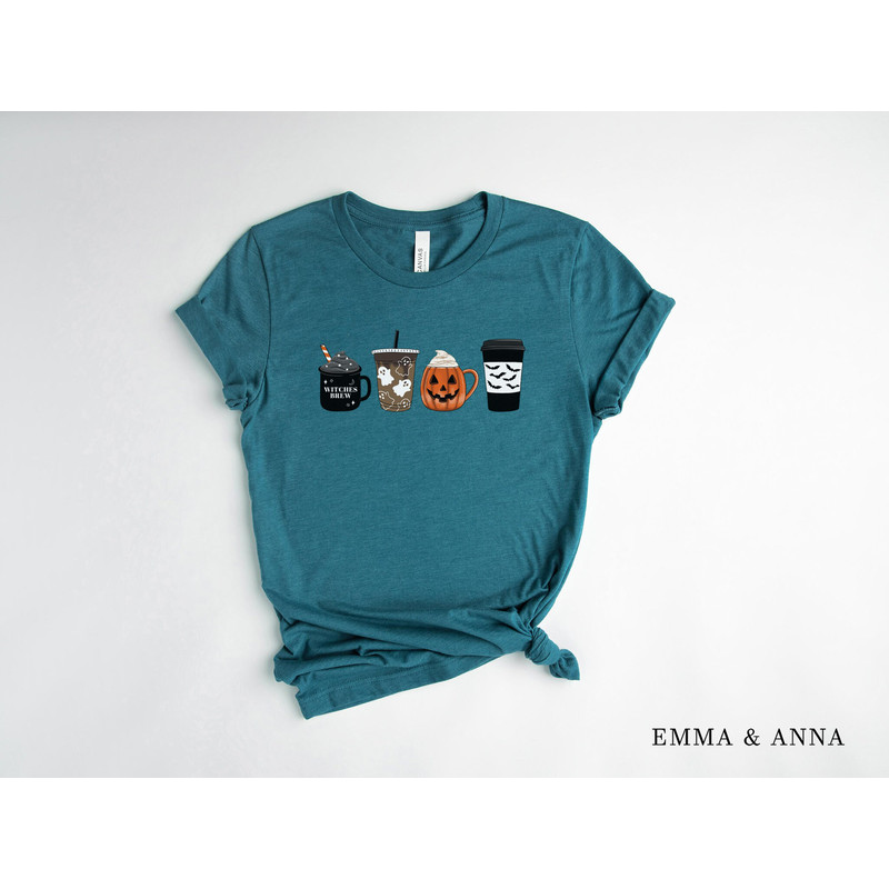 Halloween Shirt, Halloween T-Shirt, Fall Coffee Shirt, Fall Shirts, Halloween Coffee Shirt, Pumpkin Spice Shirt, Jack-o-Lantern Shirt - 6.jpg