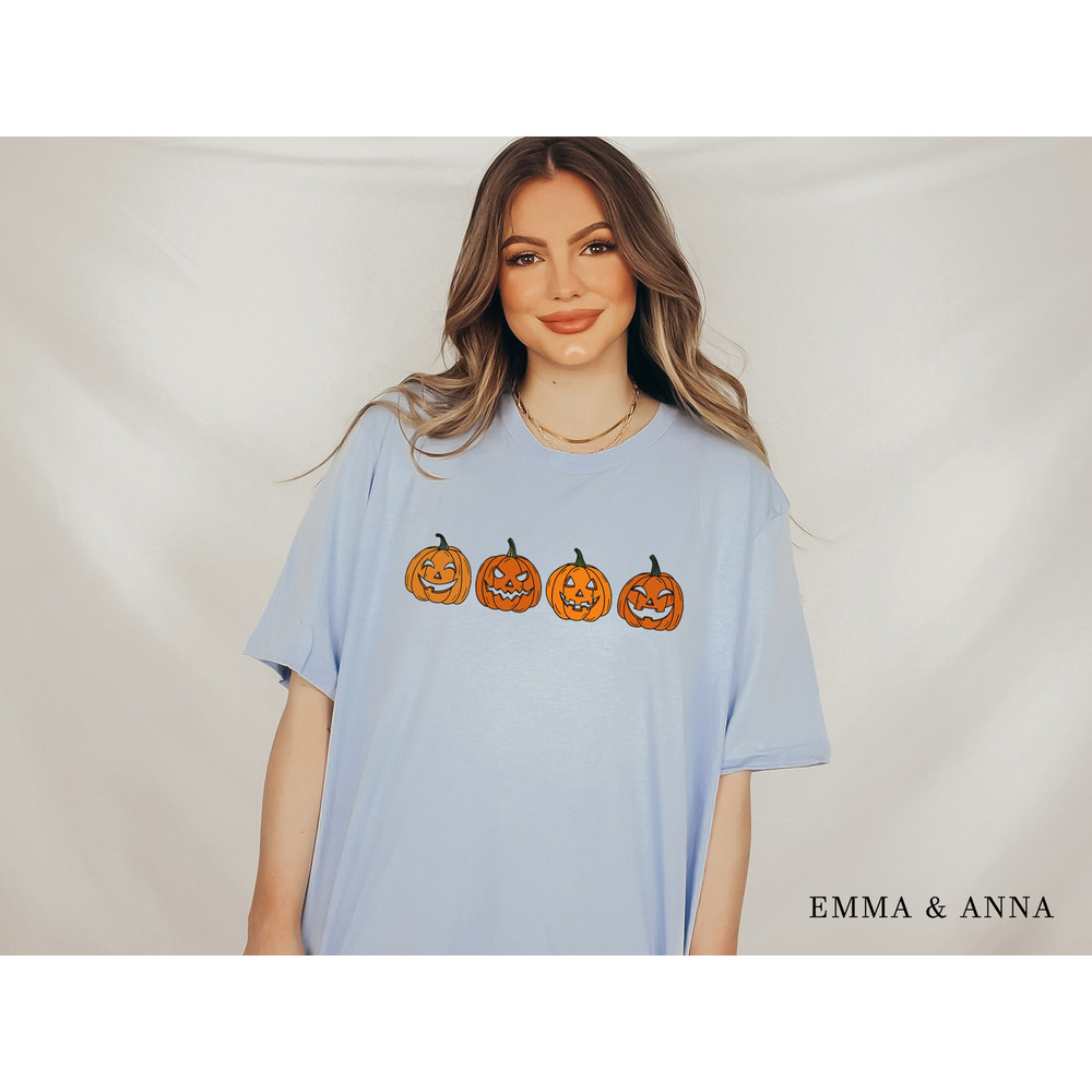 Halloween Shirt, Pumpkin Shirt, Jack-o-Lantern Shirt, Halloween Graphic Tees, Spooky Season Shirt, Halloween T-Shirt, Fall Shirts for Women - 3.jpg